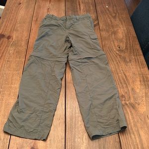 Green Columbia Zip Off Pants